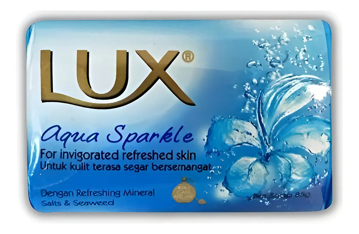 Jabón Barra Lux Aqua Sparkle 80 G.
